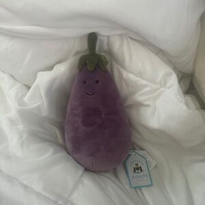 Jellycat eggplant/aubergine brand new with tags